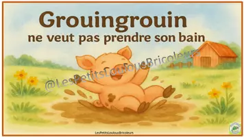 Aperçu - Affichage - GROUINGROUIN NE VEUT PAS PRENDRE SON BAIN - Page de couverture