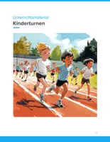 Vorschau - Unterrichtsreihen - Kinderturnen in der Grundschule – Bewegung, Spiel & Spaß (Klasse 1–4) - Deckblatt