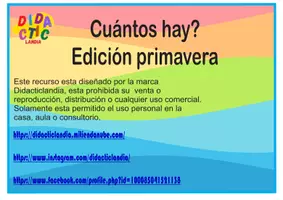 Vista previa - Hojas de trabajo - cuántos hay edición primavera - página 1