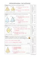 Vorschau - Arbeitsblätter - KEGEL und PYRAMIDE - Volumen und Oberfläche (Selbsteinschätzung) - Seite 3