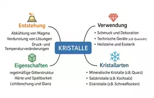 Vorschau - Arbeitsblätter - Lernposter + Arbeitsblatt "Kristalle" + Onlineübung & MP3 + Mindmap + Infografik - Seite 3