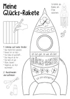 Vorschau - Arbeitsblätter - Glücks-Rakete - Kreativprojekt Glücksunterricht / Glück - Seite 2