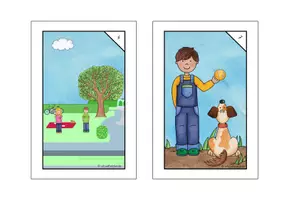 Vorschau - Arbeitsblätter - PAKET 3x Story walk // Lesespaziergang Englisch - Seite 3