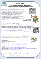Vorschau - Stundenentwürfe - Religion / Ethik: Escape Room "Der Geheimcode der Religionen" (www.religionen-entdecken.de) - Seite 1