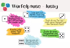 Vorschau - Spiele - Bewegungspause - Würfelpausen 3 Varianten - Seite 3