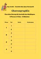 Vorschau - Arbeitsblätter - Step-Aerobic: Arbeitsmaterial zur Entwicklung einer eigenen Choreografie mit gesundheitlichem Fokus - Seite 3
