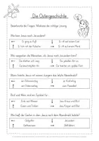 Vorschau - Arbeitsblätter - Ostern Bibel Religion Labyrinth Quiz - Seite 3
