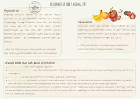 Vorschau - Merkblätter - Übersicht Ernährungspyramide, Regeln der DGE, Energiebedarf, Regionalität und Saisonalität - Seite 2
