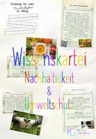 Vorschau - Unterrichtsreihen - Wissenskartei Nachhaltigkeit und Umweltschutz - Freiarbeit - Deckblatt