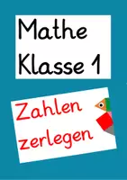 Vorschau - Arbeitsblätter - Die Zahlen bis 10 zerlegen - Automatisierung (5 AB) - Deckblatt