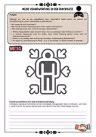 Vorschau - Arbeitsblätter - Demokratie - Verantwortung tragen - Gesellschaft - Staat - Volk - Rechts im Netz mit Lösung (Klasse 7 8 9 10) - Deckblatt