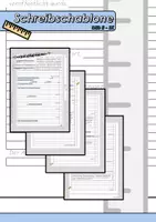 Vorschau - Arbeitsblätter - Schreibschablone DSD II - Deckblatt
