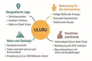 Vorschau - Arbeitsblätter - AB mit Fragen zum Thema "Uluru" + Lösungsblatt + Mindmap + Infografik - Seite 2