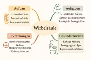 Vorschau - Arbeitsblätter - Lernposter + Arbeitsblatt "Wirbelsäule" + Onlineübung & MP3 + Mindmap + Infografik - Seite 3