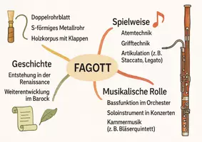 Vorschau - Arbeitsblätter - Arbeitsblatt "Fagott" + Onlineübung & MP3 + Mindmap + Infografiken - Seite 3