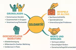 Vorschau - Arbeitsblätter - Lernposter + Arbeitsblätter "Solidarität" + Lösung & MP3 + Mindmap + Infografik - Seite 3