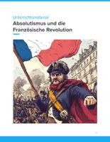 Vorschau - Unterrichtsreihen - Absolutismus und Französische Revolution – Geschichte interaktiv lernen (Klasse 7–10) - Deckblatt