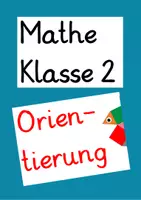 Vorschau - Arbeitsblätter - Orientierung Hunderterraum - Karte zum täglichen Üben am Hunderterfeld - Deckblatt