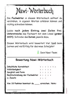 Vorschau - Arbeitsblätter - Nawi- Wörterbuch - Fachbegriffe, Definitionen aufschreiben, sichern und lernen - Seite 1