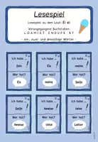 Vorschau - Spiele - Lesespiel Ei ei - Buchstabeneinführung - Deckblatt