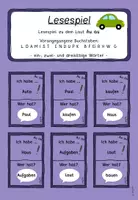 Vorschau - Spiele - Lesespiel Au au (Buchstabeneinführung) - Deckblatt