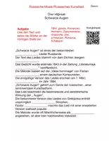 Vorschau - Arbeitsblätter - Materialpaket: Ochi chernye (Schwarze Augen) - Seite 3