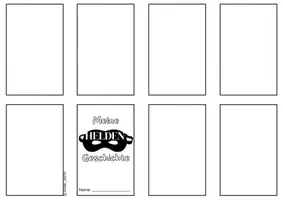 Vorschau - Arbeitsblätter - KUNST: Heldengeschichte Zine, Heldencomic - Seite 2