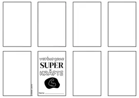 Vorschau - Arbeitsblätter - KUNST: Heldengeschichten 5 Zine Vorlagen, Comic - Seite 2