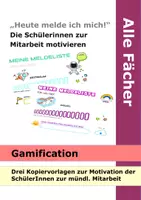 Vorschau - Spiele - Meldeliste Gamification im Unterricht Motivation zur mündlichen Mitarbeit - Deckblatt
