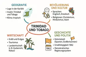 Vorschau - Arbeitsblätter - Arbeitsblätter zum Thema "Trinidad und Tobago" (Lückentext, Hörverstehen) + Lösung & MP3 + Mindmap - Seite 3