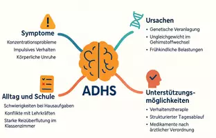 Vorschau - Arbeitsblätter - Lernposter + Arbeitsblätter zum Thema "ADHS" + Lösung & MP3 + Mindmap + Infografik - Seite 3