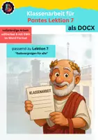 Vorschau - Klassenarbeiten - Lateinarbeiten Klassenarbeiten Pontes Lektion 7 mit EWH (PG) - Deckblatt