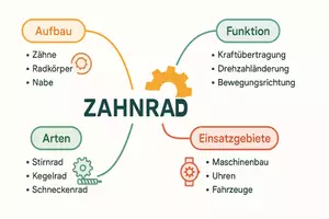 Vorschau - Arbeitsblätter - Arbeitsblätter zum Thema "Zahnrad" + Lösung & MP3 + Mindmap + Infografik - Seite 2
