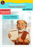 Vorschau - Klassenarbeiten - Lateinarbeit Klassenarbeit Pontes Lektion 31 mit EWH (PG) - Deckblatt
