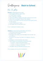 Aperçu - Jeux - BACK TO SCHOOL: Scattergories / English Game / ESL EFL - Page 1