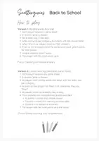 Aperçu - Jeux - BACK TO SCHOOL: Scattergories / English Game / ESL EFL - Page 3