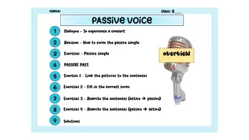Vorschau - Stundenentwürfe - Materialpaket - Passive Voice (3 Unterrichtsstunden) - Seite 3