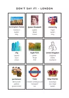 Aperçu - Jeux - LONDON: Don't say it! / English Game / ESL EFL - Page 2