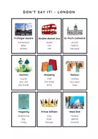Aperçu - Jeux - LONDON: Don't say it! / English Game / ESL EFL - Page 3