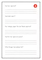 förhandsvisning - Apan A-Ö-djuren läs och skriv 2 - sida 2