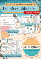 Vorschau - Poster - WiK - Geschäftsbrief: Zusatzmaterial zur Erarbeitung, Vertiefung, Sicherung - Deckblatt