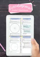 Vorschau - Arbeitsblätter - Kreisdiagramme verstehen mit Schokolinsen! - Deckblatt