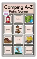 Aperçu - Jeux - Camping A-Z - Pairs Game (Anglais) - Page de couverture