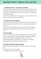 Vorschau - Mal- und Bastelvorlagen - 4. Heft – Lebensraum Teich - Klasse: 5 + 6 - Seite 1