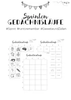 Vorschau - Spiele - Gedächtnislauf Gewebe und Zellen - Sprint und Ausdauerspiele - Deckblatt