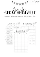 Vorschau - Spiele - Gedächtnislauf Bundesländer und ihre Hauptstädte - Sprint und Ausdauerspiele - Deckblatt