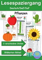 Vorschau - Unterrichtsreihen - Materialpaket - Pflanzen XXL Paket Wortschatzpaket - DaZ/DaF, Deutsch, Sachunterricht (Grundschule) - Seite 1