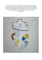 Vorschau - Mal- und Bastelvorlagen - Wir basteln ein "Wetter-Mobilé" - Klasse 1 und 2 - Seite 2