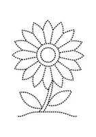 Vorschau - Mal- und Bastelvorlagen - Prickelbilder / Fensterbilder Thema Pflanzen - Grundschule - Bastelvorlagen - Seite 1