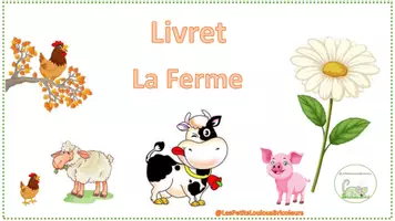 Aperçu - Feuilles d'exercices - LA FERME - LIVRET AUTOUR DE LA FERME - Page de couverture